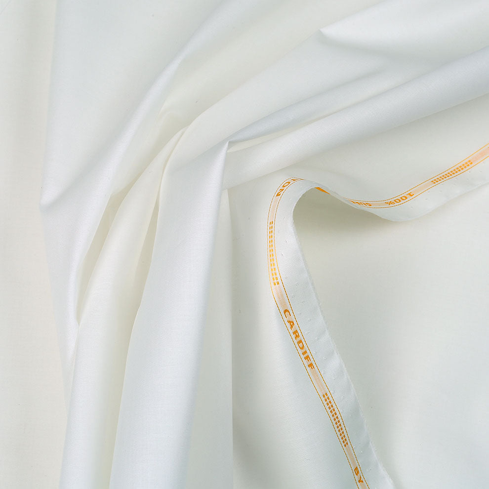 Cardiff Semi Stiff Cotton - Off White