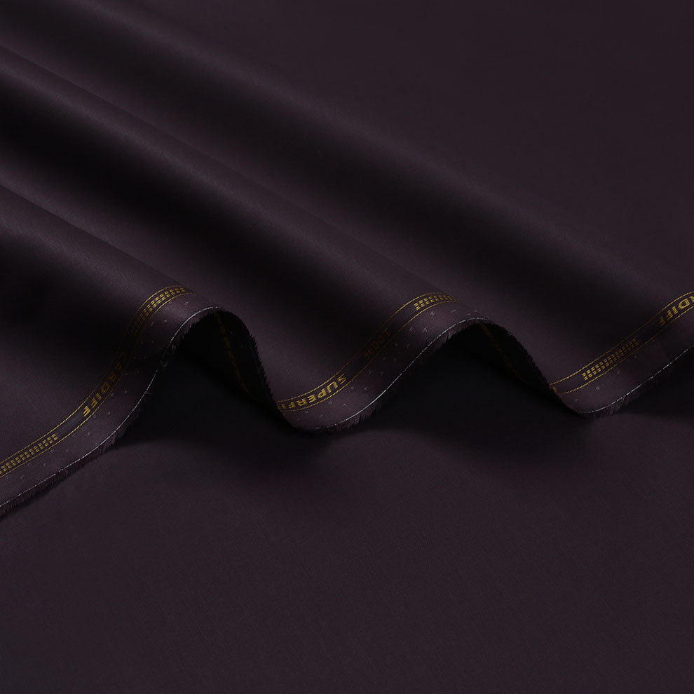 Cardiff Semi Stiff Cotton - Burgundy
