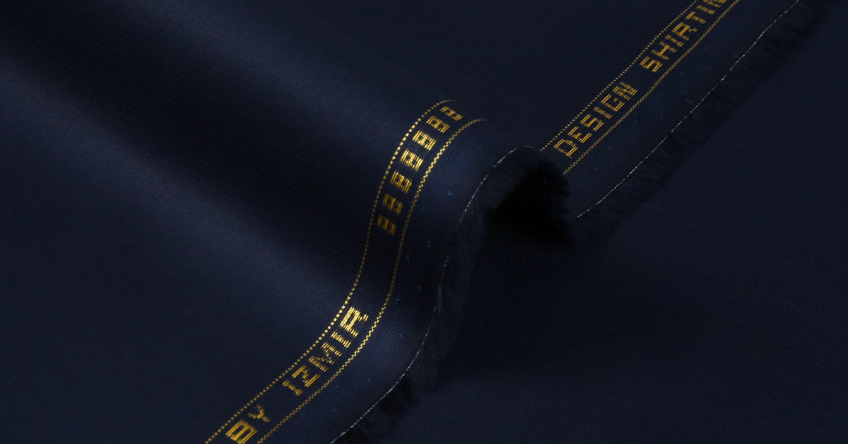 Liverpool 1 Diamond Twill Navy - Soft Cotton