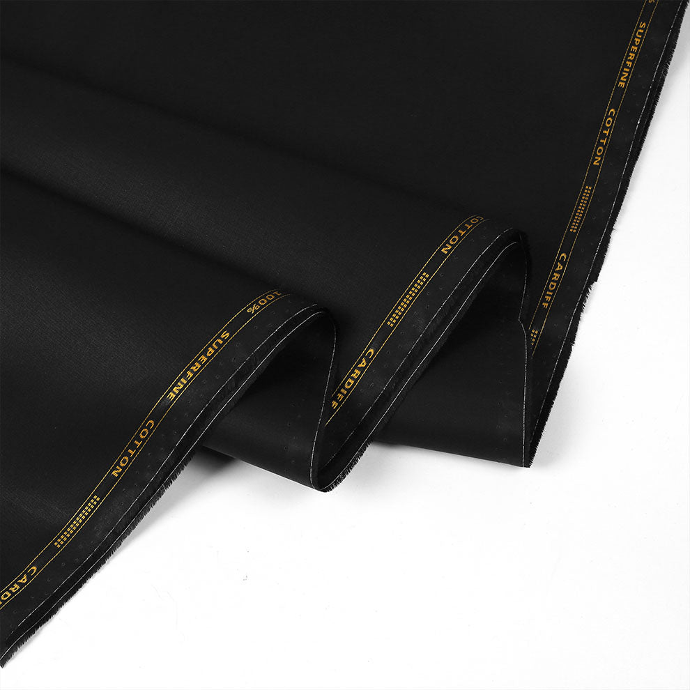 Cardiff Semi Stiff Cotton - Black