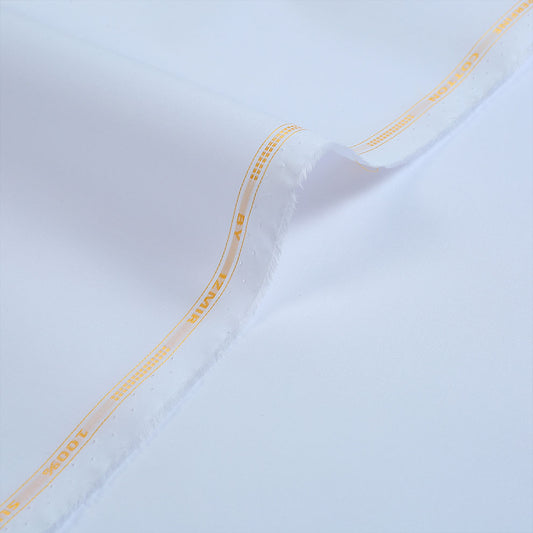 Cardiff Semi Stiff Cotton - Pure White