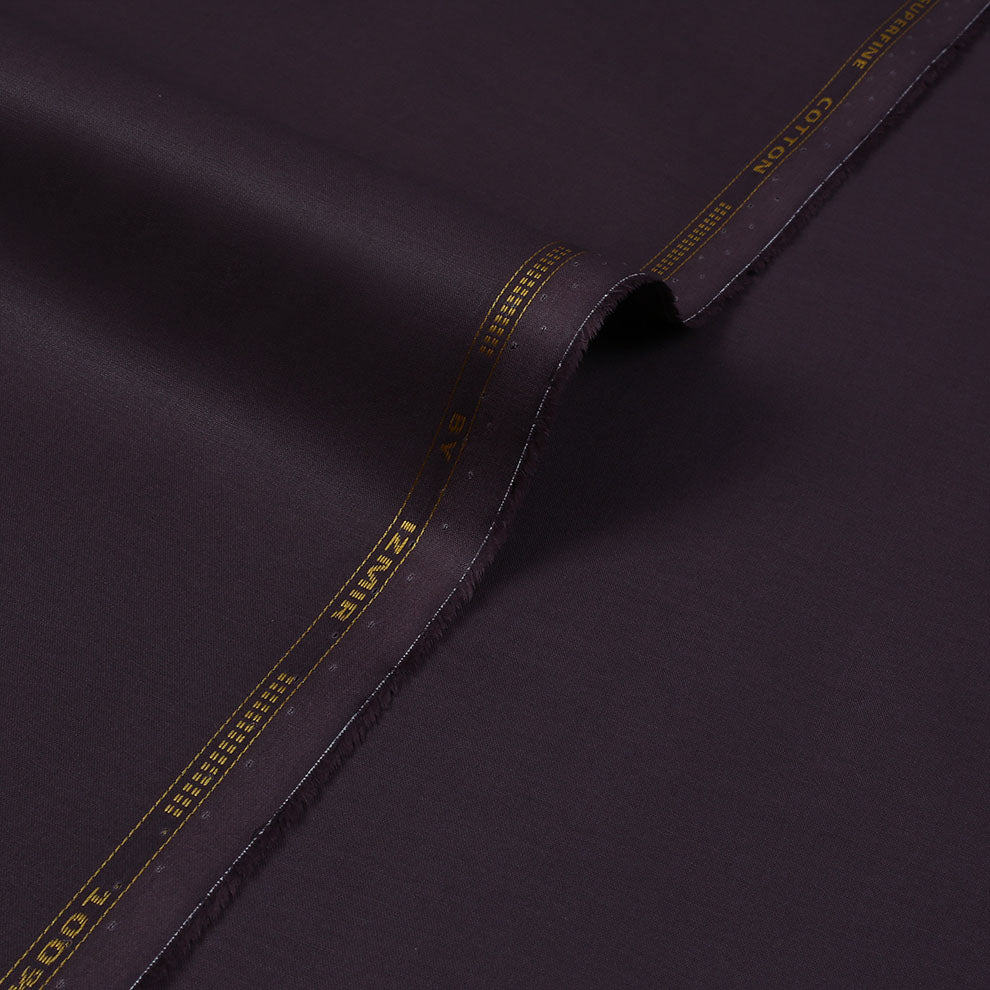 Cardiff Semi Stiff Cotton - Burgundy