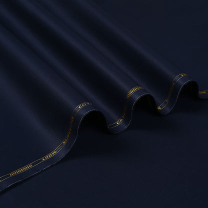 Cardiff Semi Stiff Cotton - Navy Blue