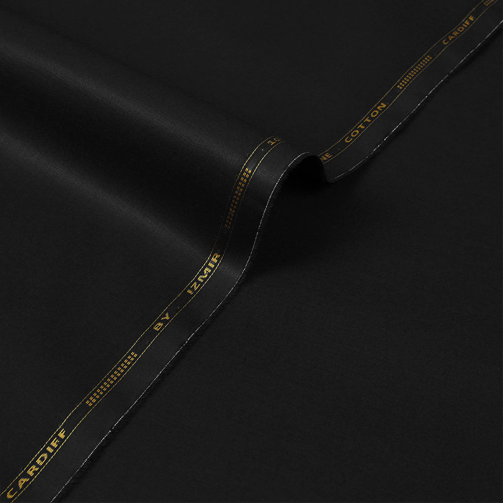 Cardiff Semi Stiff Cotton - Black