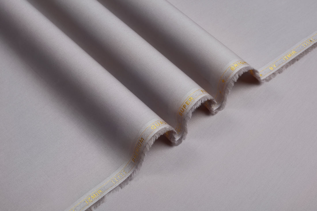 Brighton  Warm Grey - Soft Cotton