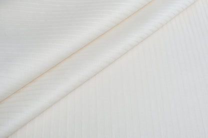 Liverpool 4 Stripe Hearingbone Premium Soft Cotton L.A. Finish - Cream