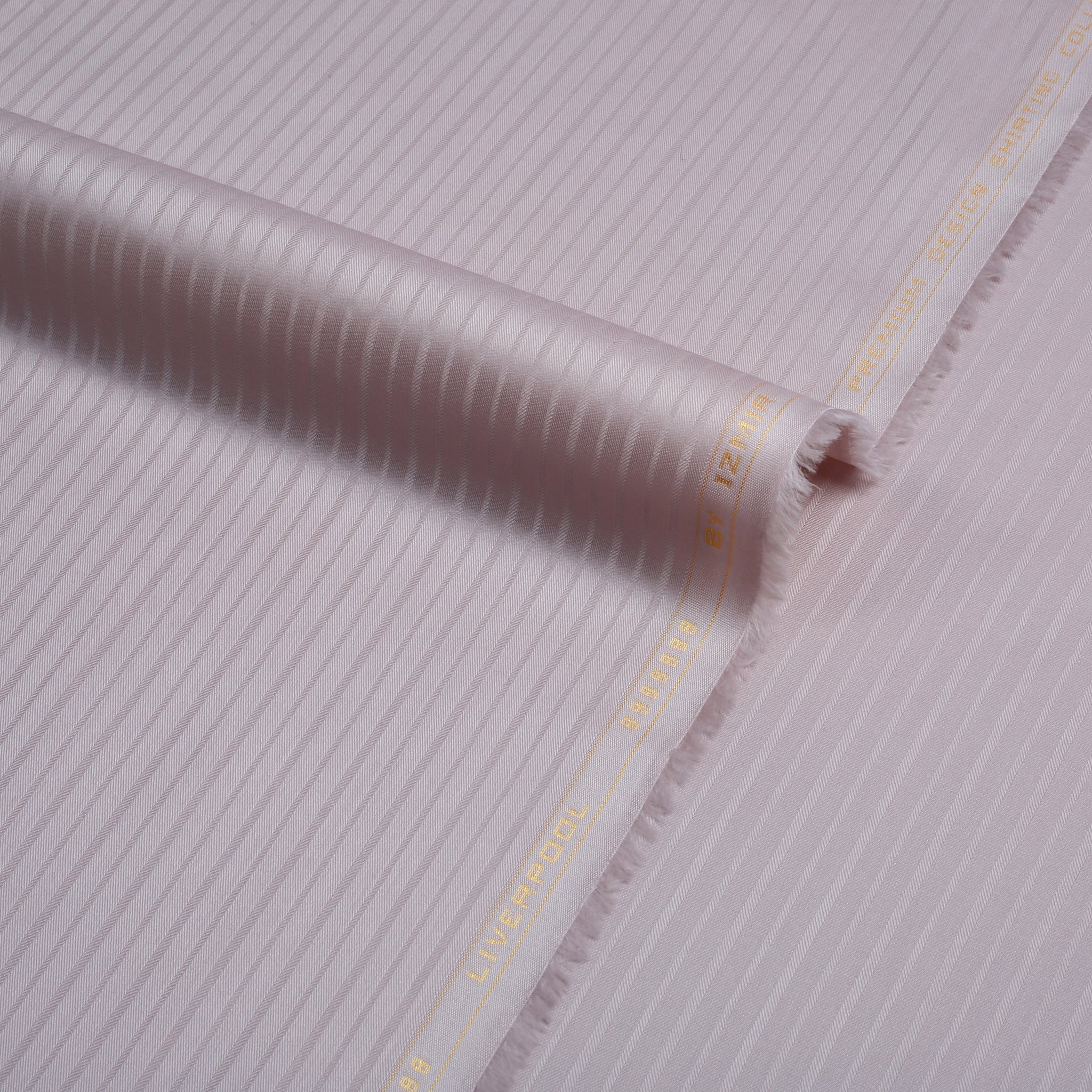 Liverpool 4 Stripe Hearingbone Light Beige - Soft Cotton