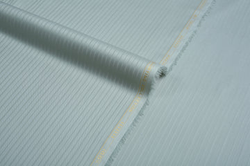 Liverpool 4 Stripe Hearingbone Sage Green - Soft Cotton