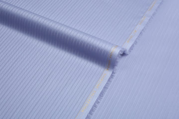 Liverpool 4 Stripe Hearingbone Light Purple - Soft Cotton