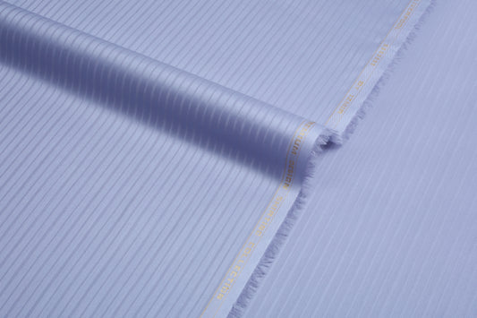 Liverpool 4 Stripe Hearingbone Premium Soft Cotton L.A. Finish - Light Purple