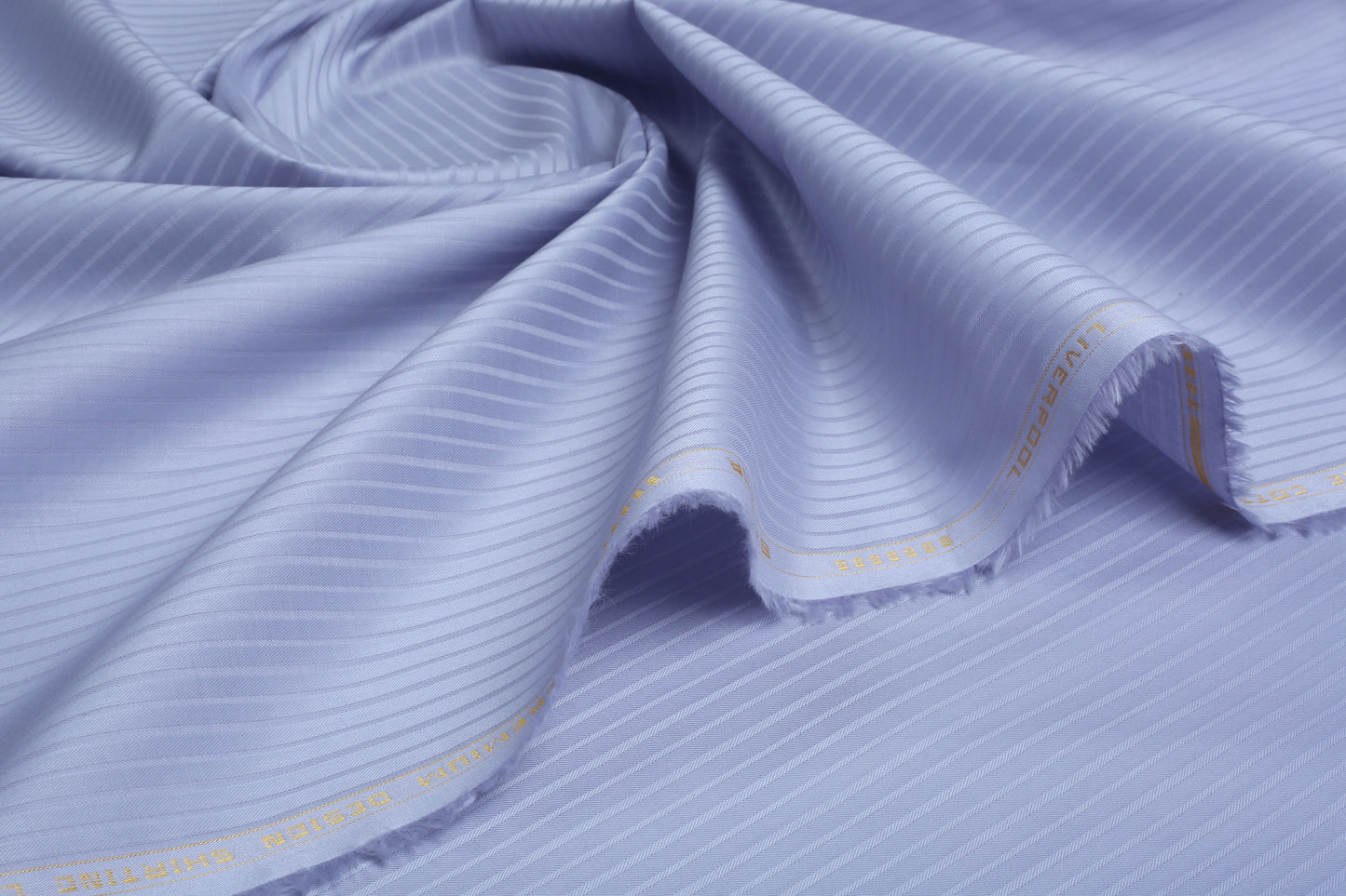 Liverpool 4 Stripe Hearingbone Premium Soft Cotton L.A. Finish - Light Purple