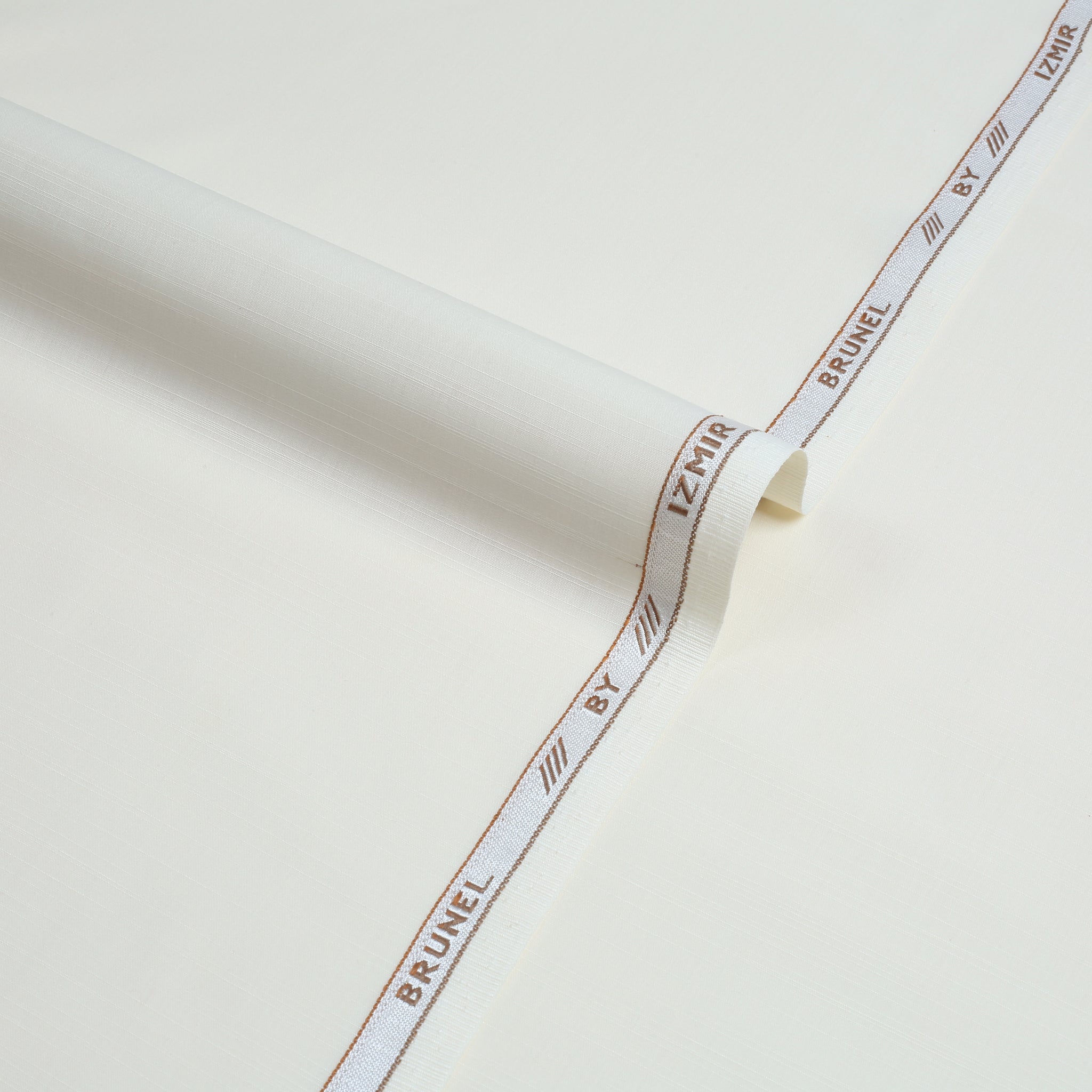 Brunel Cream - Slub Wash & Wear