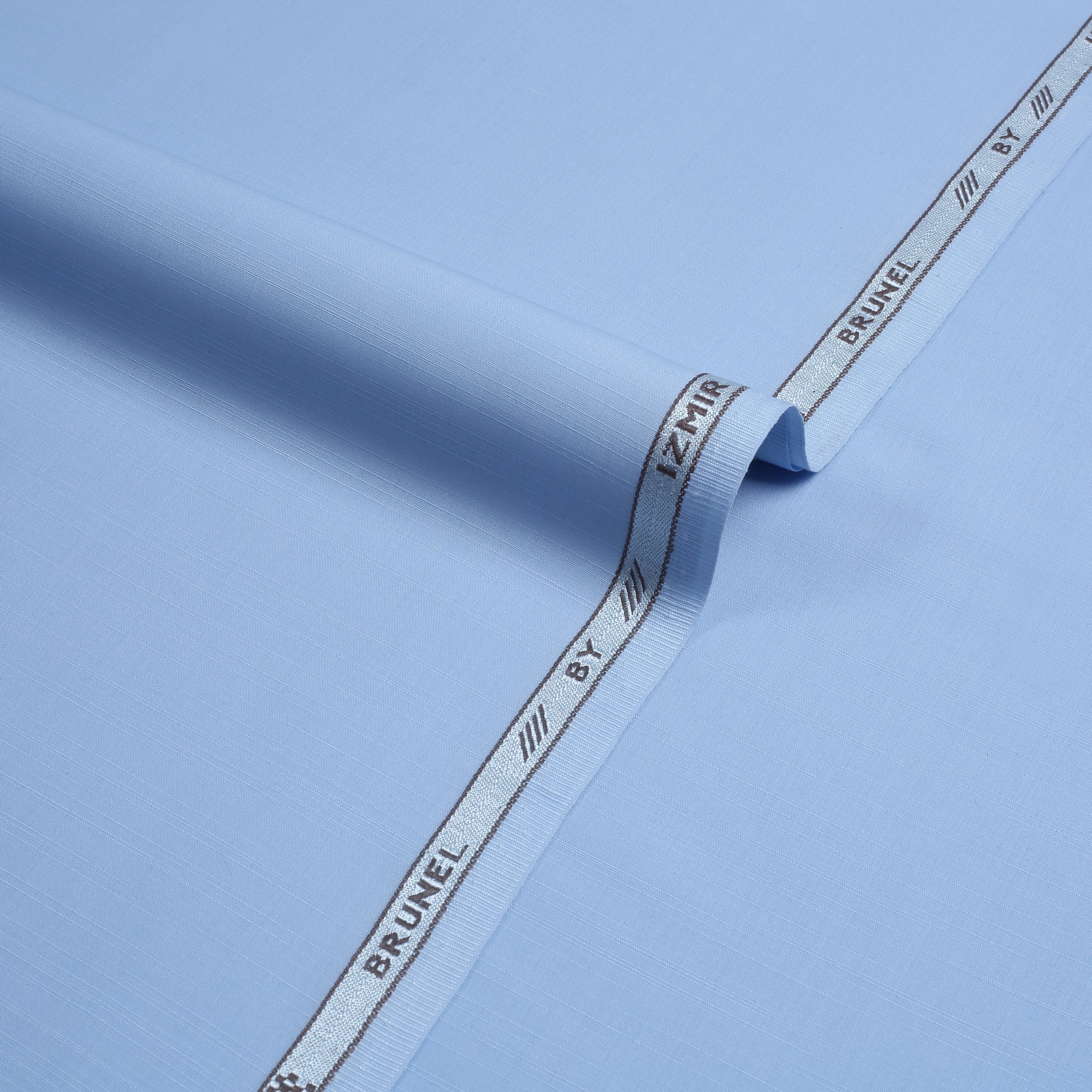 Brunel Sky Blue - Slub Wash & Wear