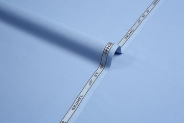 Brunel Sky Blue - Slub Wash & Wear