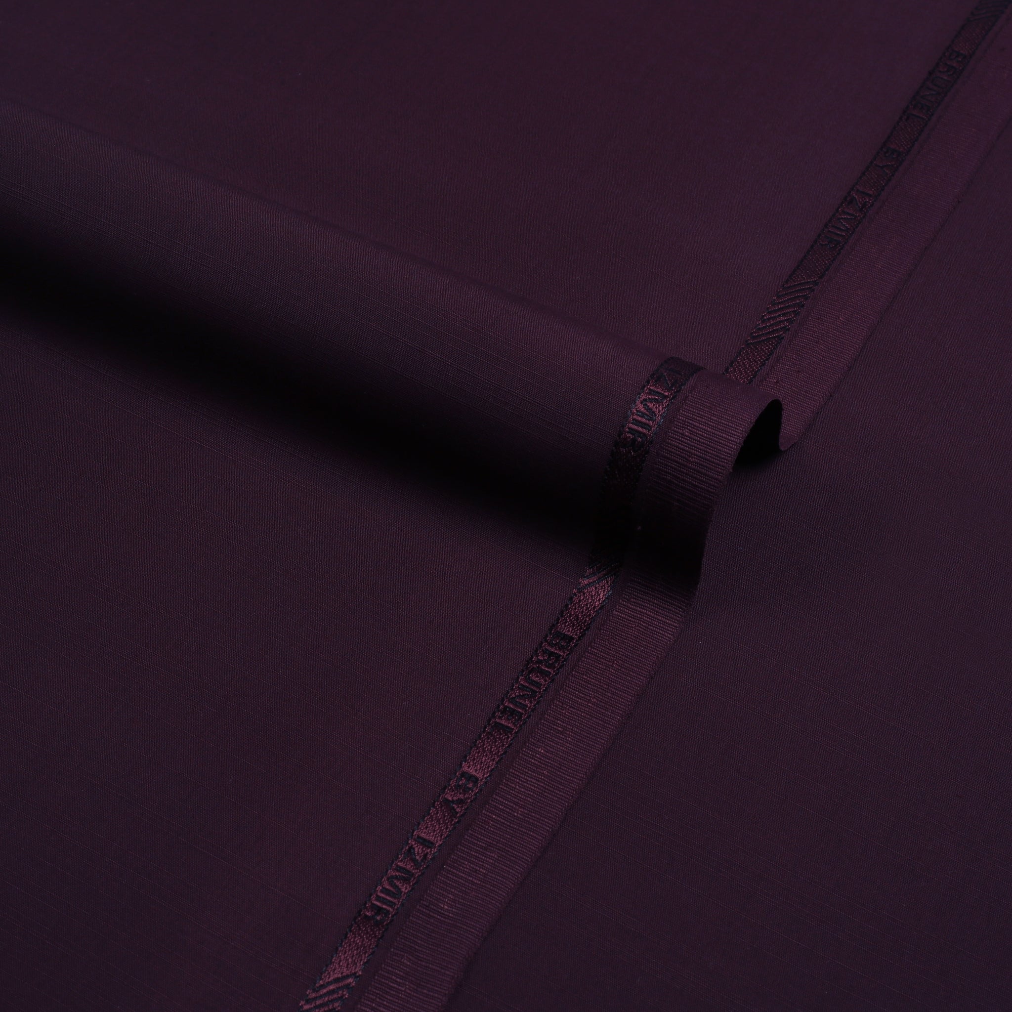 Brunel Burgendy - Slub Wash & Wear