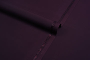 Brunel Burgendy - Slub Wash & Wear