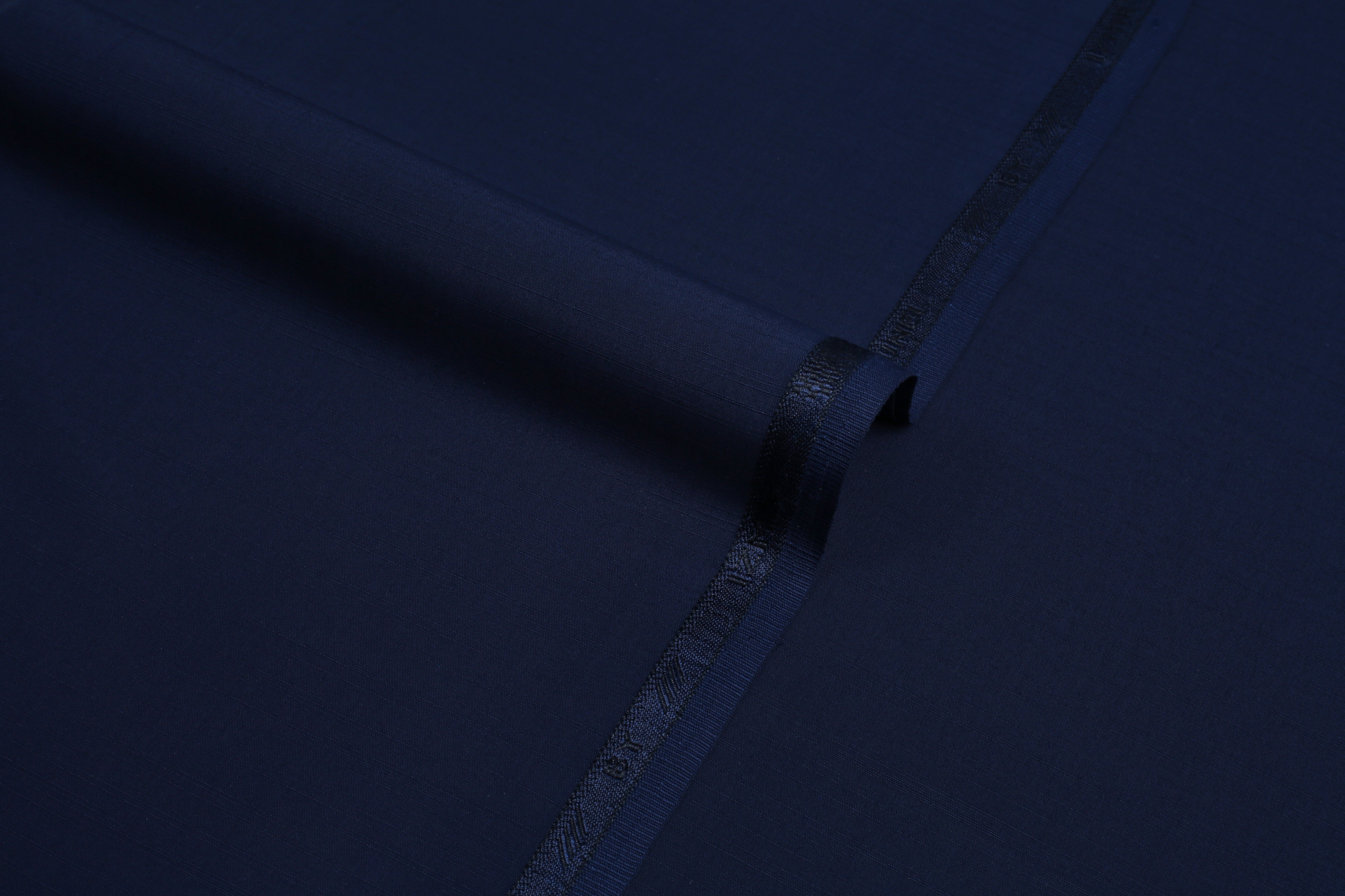 Brunel Navy Blue - Slub Wash & Wear