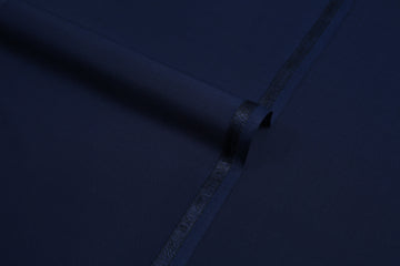 Brunel Navy Blue - Slub Wash & Wear