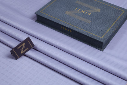 Liverpool 2 Stripe Satin Premium Soft Cotton L.A. Finish - Light Purple