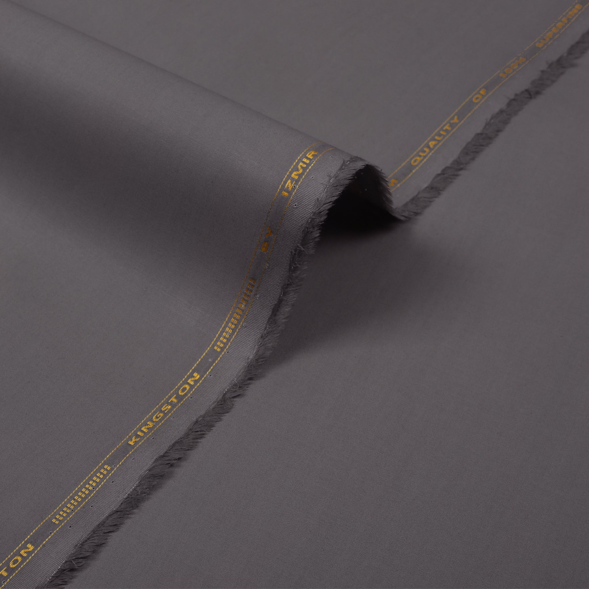 Kingston Latha Gunmetal Grey - Hard Cotton