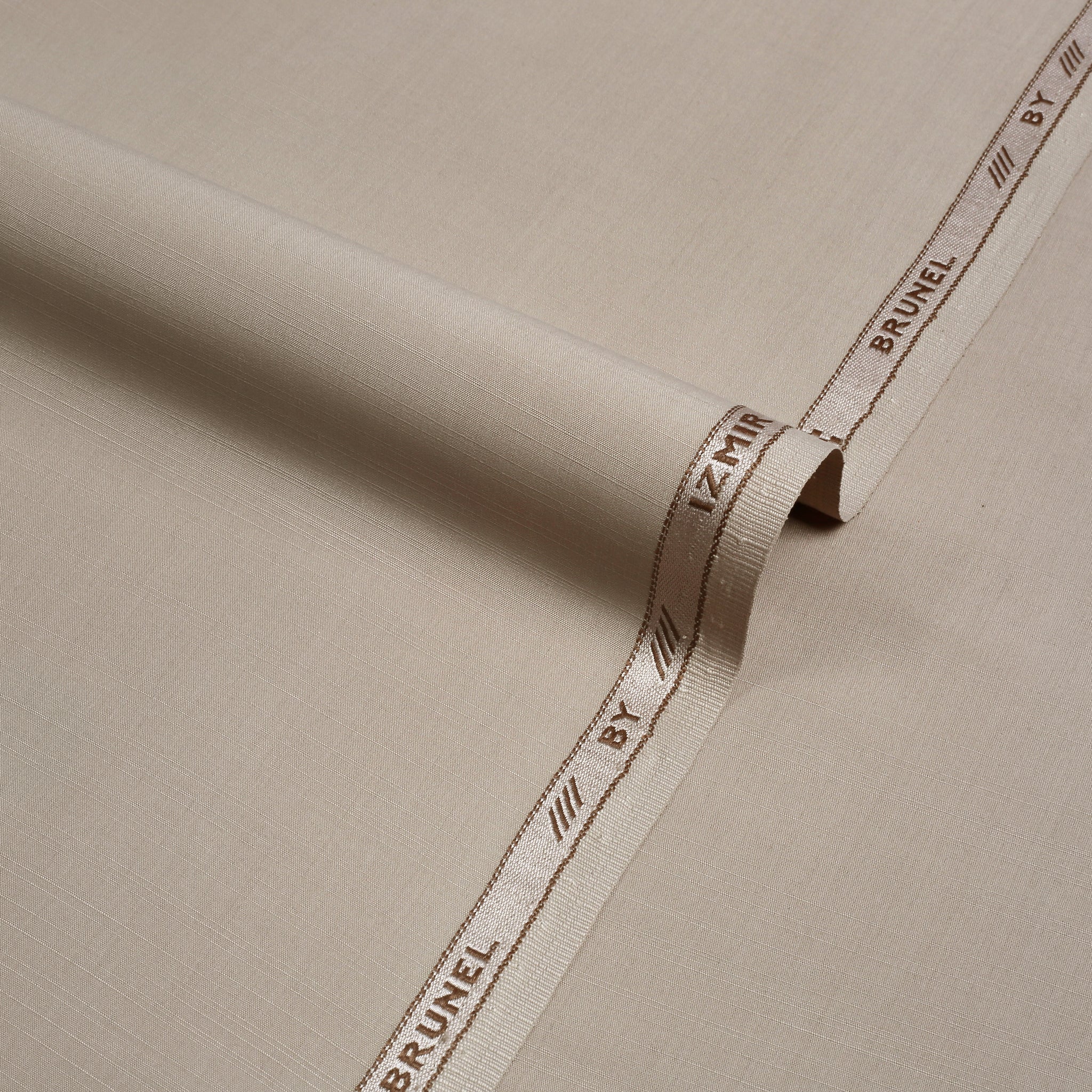 Brunel Light Taupe - Slub Wash & Wear