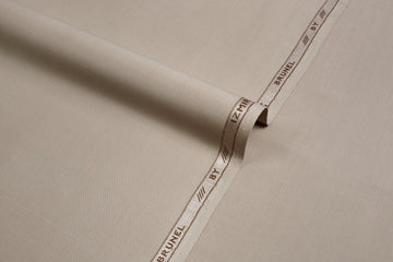 Brunel Light Taupe - Slub Wash & Wear